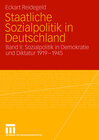 Buchcover Staatliche Sozialpolitik in Deutschland