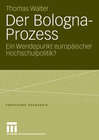 Buchcover Der Bologna-Prozess