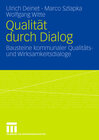 Buchcover Qualität durch Dialog