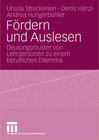 Buchcover Fördern und Auslesen