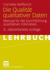 Buchcover Die Qualität qualitativer Daten