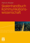 Buchcover Skalenhandbuch Kommunikationswissenschaft
