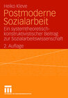 Buchcover Postmoderne Sozialarbeit