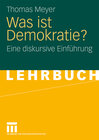 Buchcover Was ist Demokratie?