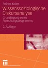 Buchcover Wissenssoziologische Diskursanalyse