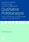 Buchcover Qualitative Politikanalyse