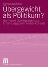 Buchcover Übergewicht als Politikum?