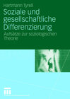 Buchcover Soziale und gesellschaftliche Differenzierung