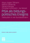 Buchcover PISA als bildungspolitisches Ereignis