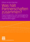 Buchcover Was hält Partnerschaften zusammen?