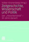 Buchcover Zeitgeschichte, Wissenschaft und Politik