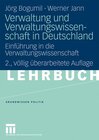 Buchcover Verwaltung und Verwaltungswissenschaft in Deutschland