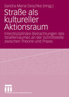 Buchcover Straße als kultureller Aktionsraum