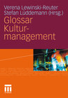 Buchcover Glossar Kulturmanagement