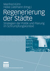 Buchcover Regenerierung der Städte