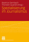 Buchcover Spezialisierung im Journalismus