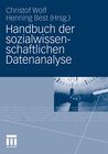 Buchcover Handbuch der sozialwissenschaftlichen Datenanalyse