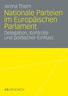 Buchcover Nationale Parteien im Europäischen Parlament