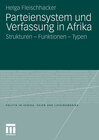 Buchcover Parteiensystem und Verfassung in Afrika