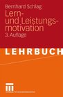 Buchcover Lern- und Leistungsmotivation