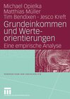 Buchcover Grundeinkommen und Werteorientierungen