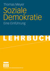 Buchcover Soziale Demokratie