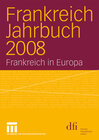 Buchcover Frankreich Jahrbuch 2008