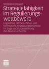 Buchcover Strategiefähigkeit im Regulierungswettbewerb