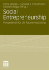 Buchcover Social Entrepreneurship