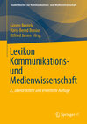 Buchcover Lexikon Kommunikations- und Medienwissenschaft