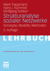 Buchcover Strukturanalyse sozialer Netzwerke