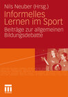 Buchcover Informelles Lernen im Sport