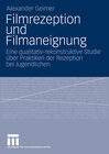 Buchcover Filmrezeption und Filmaneignung