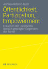 Buchcover Öffentlichkeit, Partizipation, Empowerment