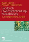 Buchcover Handbuch Erwachsenenbildung/Weiterbildung