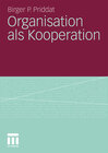 Buchcover Organisation als Kooperation