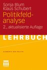 Buchcover Politikfeldanalyse