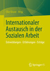 Buchcover Internationaler Austausch in der Sozialen Arbeit