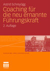 Buchcover Coaching für die neu ernannte Führungskraft