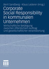Buchcover Corporate Social Responsibility in kommunalen Unternehmen