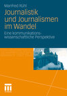 Buchcover Journalistik und Journalismen im Wandel