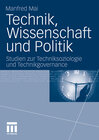 Buchcover Technik, Wissenschaft und Politik