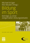 Buchcover Bildung im Sport