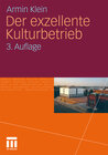 Buchcover Der exzellente Kulturbetrieb