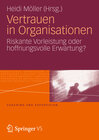 Buchcover Vertrauen in Organisationen