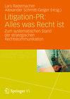 Buchcover Litigation-PR: Alles was Recht ist