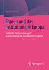Buchcover Frauen und das institutionelle Europa
