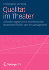 Buchcover Qualität im Theater