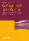 Buchcover Kompetenz und Kultur