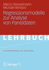 Buchcover Regressionsmodelle zur Analyse von Paneldaten